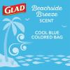 imageGlad Small Drawstring Trash Bags with Clorox 4 Gal Lemon Fresh Bleach 80 Ct Package May VaryBeachside Breeze