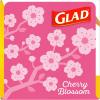 imageGlad Small Drawstring Trash Bags with Clorox 4 Gal Lemon Fresh Bleach 80 Ct Package May VaryCherry Blossom