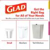 imageGlad Small Drawstring Trash Bags with Clorox 4 Gal Lemon Fresh Bleach 80 Ct Package May VaryCherry Blossom