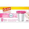 imageGlad Small Drawstring Trash Bags with Clorox 4 Gal Lemon Fresh Bleach 80 Ct Package May VaryCherry Blossom