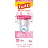 imageGlad Small Drawstring Trash Bags with Clorox 4 Gal Lemon Fresh Bleach 80 Ct Package May VaryCherry Blossom
