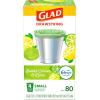 imageGlad Small Drawstring Trash Bags with Clorox 4 Gal Lemon Fresh Bleach 80 Ct Package May VaryLemon