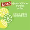 imageGlad Small Drawstring Trash Bags with Clorox 4 Gal Lemon Fresh Bleach 80 Ct Package May VaryLemon