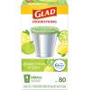 imageGlad Small Drawstring Trash Bags with Clorox 4 Gal Lemon Fresh Bleach 80 Ct Package May VaryLemon