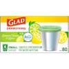 imageGlad Small Drawstring Trash Bags with Clorox 4 Gal Lemon Fresh Bleach 80 Ct Package May VaryLemon