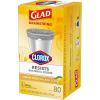 imageGlad Small Drawstring Trash Bags with Clorox 4 Gal Lemon Fresh Bleach 80 Ct Package May VaryLemon Fresh Bleach