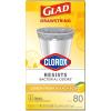 imageGlad Small Drawstring Trash Bags with Clorox 4 Gal Lemon Fresh Bleach 80 Ct Package May VaryLemon Fresh Bleach