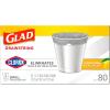 imageGlad Small Drawstring Trash Bags with Clorox 4 Gal Lemon Fresh Bleach 80 Ct Package May VaryLemon Fresh Bleach