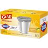 imageGlad Small Drawstring Trash Bags with Clorox 4 Gal Lemon Fresh Bleach 80 Ct Package May VaryLemon Fresh Bleach