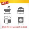 imageGlad Small Drawstring Trash Bags with Clorox 4 Gal Lemon Fresh Bleach 80 Ct Package May VaryLemon Fresh Bleach