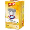 imageGlad Small Drawstring Trash Bags with Clorox 4 Gal Lemon Fresh Bleach 80 Ct Package May VaryLemon Fresh Bleach