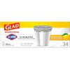 imageGlad Small Drawstring Trash Bags with Clorox 4 Gal Lemon Fresh Bleach 80 Ct Package May VaryLemon Fresh Bleach