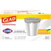 imageGlad Small Drawstring Trash Bags with Clorox 4 Gal Lemon Fresh Bleach 80 Ct Package May VaryLemon Fresh Bleach
