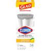 imageGlad Small Drawstring Trash Bags with Clorox 4 Gal Lemon Fresh Bleach 80 Ct Package May VaryLemon Fresh Bleach