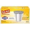 imageGlad Small Drawstring Trash Bags with Clorox 4 Gal Lemon Fresh Bleach 80 Ct Package May VaryLemon Fresh Bleach