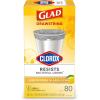 imageGlad Small Drawstring Trash Bags with Clorox 4 Gal Lemon Fresh Bleach 80 Ct Package May VaryLemon Fresh Bleach
