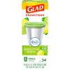 imageGlad Small Drawstring Trash Bags with Clorox 4 Gal Lemon Fresh Bleach 80 Ct Package May VarySweet Citron  Lime