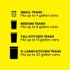 imageGlad Stainless Steel Step Trash Can with Clorox Odor Protection Metal Garbage Bin 13 Gallon ampamp Glad Tall Kitchen Drawstring Trash Bags Odorshield 13 Gallon White Febreze Fresh Clean 110 Count BundleFebreze Fresh Clean