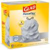 imageGlad Trash Bags ForceFlex Protection Series Tall Kitchen Garbage Bags 13 Gal Unscented OdorShield 90 Ct Package May Vary90 Count Pack of 1