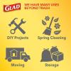 imageGlad Trash Bags ForceFlex Protection Series Tall Kitchen Garbage Bags 13 Gal Unscented OdorShield 90 Ct Package May Vary90 Count Pack of 1