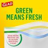 imageGlad Zipper Food Storage Plastic Bags  Sandwich  100 Count Pack of 6100 Count Pack of 2