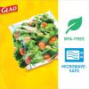 imageGlad Zipper Food Storage Plastic Bags  Sandwich  100 Count Pack of 6100 Count pack of 6