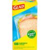 imageGlad Zipper Food Storage Sandwich Bags  100 Count Package May Vary