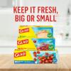 imageGlad Zipper Freezer Storage Plastic Bags Gallon set of 4 x 40 bags Package May Vary