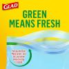 imageGlad Zipper Freezer Storage Plastic Bags Quart 56 Count Packaging May VaryMulticolor