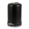 imageGLAD Small Trash Can 12 Gallon  Round Stainless Steel Garbage Bin with Soft Close Lid ampamp Step Foot Pedal  Metal Waste Basket with Removable Inner Bucket StainlessMatte Black