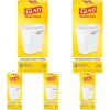 imageGlad Medium Drawstring Trash Bags with Clorox 8 Gal Lemon Fresh Bleach 80 Ct Package May VaryFragrance Free Unscented