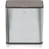 imageGlad Roomate Stainless Steel Under Counter Waste Bin with Clorox Odor Protection  Space Saving Dual Lid Small Trash Can for Kitchen Cabinet Bathroom or Office 12 Gallon 6L
