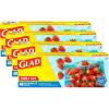 imageGlad Zipper Freezer Storage Plastic Bags Gallon set of 4 x 40 bags Package May Vary