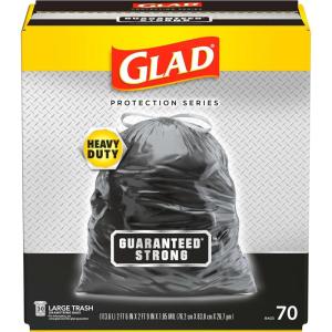 imageGlad Large Trash Bags ForceFlex with Clorox 30 Gal Mountain Air 50 Ct Package May VaryUnscented