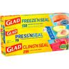 imageGlad Plastic Food Wrap Variety Pack  PressN Seal 70 Square Foot FreezeN Seal 150 Square Foot ClingN Seal 200 Sq Ft Roll Pack of 3 Packaging May Vary
