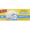 image:imageGlad OdorShield QuickTie Medium Trash Bags  Febreze Fresh Clean  8 Gallon  26 bags Pack of 6