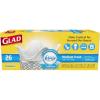 image:imageGlad OdorShield QuickTie Medium Trash Bags  Febreze Fresh Clean  8 Gallon  26 bags Pack of 6